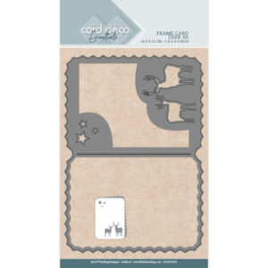 Snijmal - Card Deco Essentials - Frame Card: Deer A5 - CDCD10053