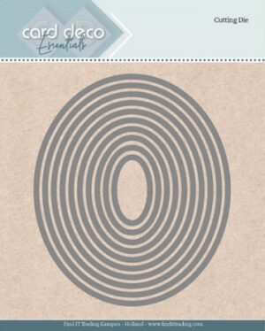 Snijmal - Card Deco Essentials - Ovaal - CDECD0021