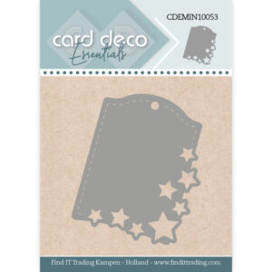 Snijmal - Card Deco Essentials - Star Label - CDEMIN10053