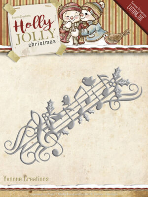 Snijmal - Yvonne Creations - Holly Jolly Christmas: Holly Jolly Music Border - YCD10070