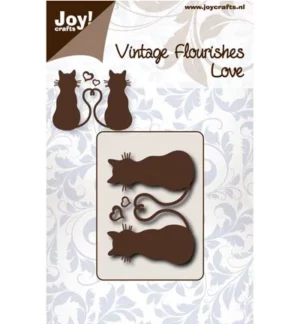 Snijmal - Joy! Crafts - Vintage Flourishes: Love - 6003/0049