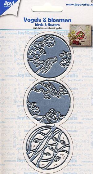 Snijmal - Joy! Crafts - Vogels & Bloemen - 6002/1615