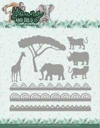 Snijmal - Yvonne Creations - Young and Wild - Wildlife Borders - YCD10345