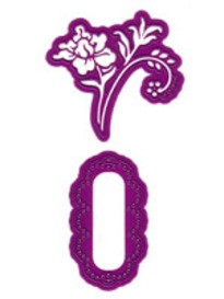 Snijmal - Joy! Crafts - Bloem & Label - 6002/0033