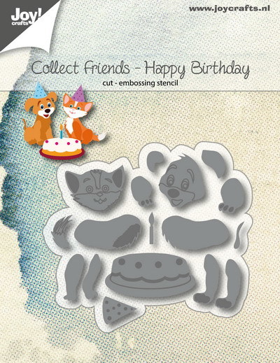 Snijmal - Joy! Crafts - Collect Friends: Happy Birthday - 6002/1185