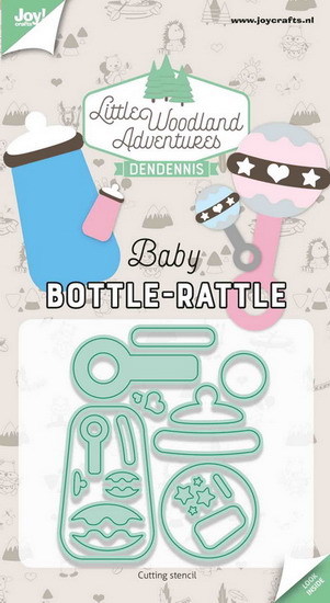Snijmal - Joy! Crafts - Little Woodland Adventures: Baby Bottle-Rattle - 6002/3132