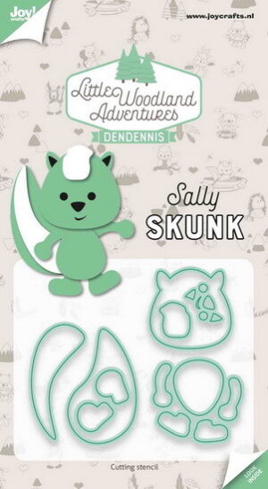 Snijmal - Joy! Crafts - Little Woodland Adventure: Sally Skunk - 6002/3127