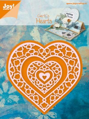 Snijmal - Joy! Crafts - Gerti's Hearts - 6002/0408