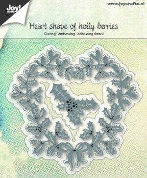 Snijmal - Joy! Crafts - Heart Shape of Holly Berries - 6002/0685