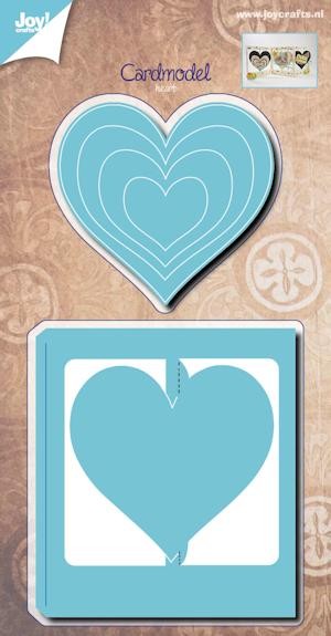 Snijmal - Joy! Crafts - Cardmodel: Heart - 6002/0556