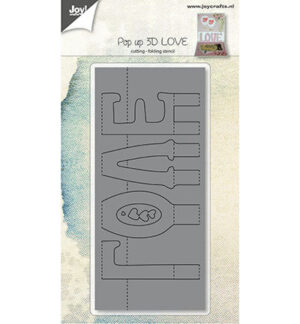 Snijmal - Joy! Crafts - Pop up 3D Love - 6003/2018
