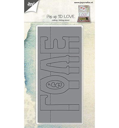 Snijmal - Joy! Crafts - Pop up 3D Love - 6003/2018