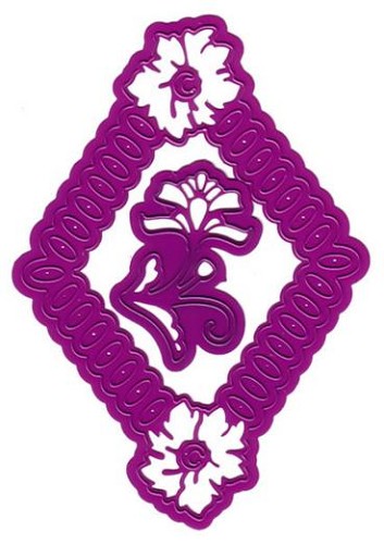 Snijmal - Joy! Crafts - Ruit Bloem - 6002/0034