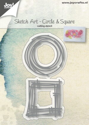 Snijmal - Joy! Crafts - Sketch Art: Circle & Square - 6002/1037