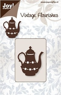 Snijmal - Joy! Crafts - Vintage Flourishes: Theepot - 6003/0020