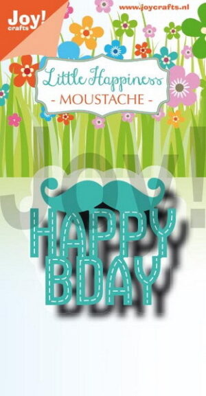 Snijmal - Joy! Crafts - Little Happiness: Moustache - 6002/1317