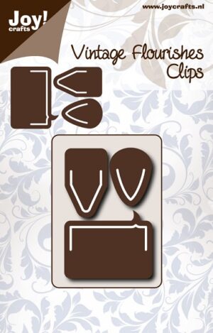 Snijmal - Joy! Crafts - Vintage Flourishes: Clips - 6003/0071