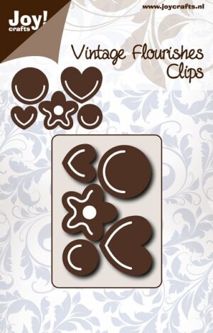 Snijmal - Joy! Crafts - Vintage Flourishes: Clips - 6003/0070