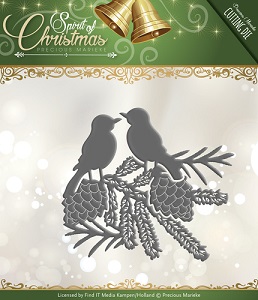 Snijmal - Precious Marieke - Spirit of Christmas: Spirited Birds - PM10070
