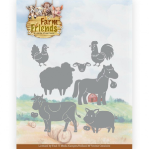 Snijmal - Yvonne Creations - Farm Friends - Farm Animals - YCD10364