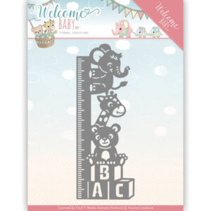 Snijmal - Yvonne Creations - Welcome Baby - Growth Chart - YCD10136