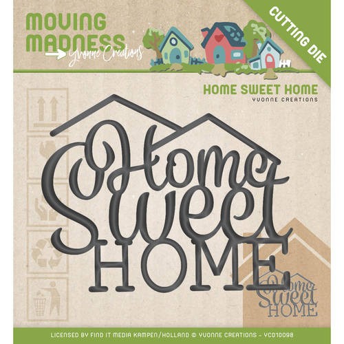 Snijmal - Yvonne Creations - Moving Madness - Home Sweet Home - YCD10098