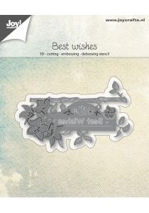 Snijmal - Joy! Crafts - Best Wishes - 6002/0950