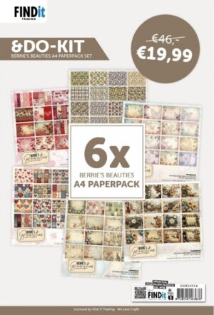 &DO-Kit: 6x Berrie's Beauties A4 Paperpack (DOK10014)