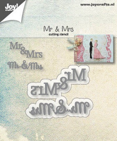 Snijmal - Joy! Crafts - Mr & Mrs - 6002/1265