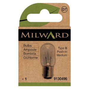 Milward Gloeilamp Type A Push-In - Medium (22 x 56 mm)