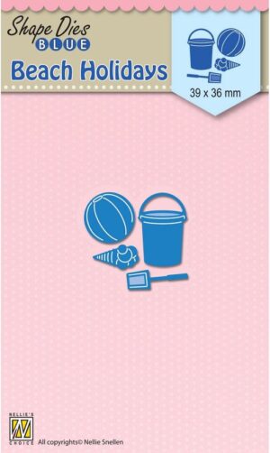 Snijmal - Nellie Snellen - Shape Dies Blue: Beach Holidays - SDB051