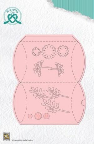 Snijmal - Nellie Snellen - Wrapping Die: Pillow Box Large - WPD005