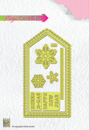 Snijmal - Nellie Snellen - Magic Card Dies: Christmas Card 1 - MCD001