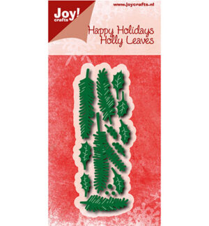Snijmal - Joy! Crafts - Happy Holidays: Holly Leaves - 6002/0769