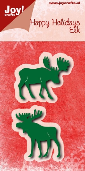 Snijmal - Joy! Crafts - Happy Holidays: Elk - 6002/0778