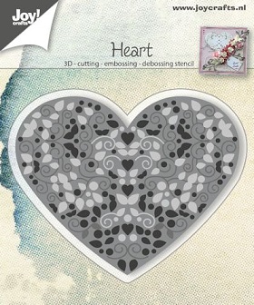 Snijmal - Joy! Crafts - Heart - 6002/0786