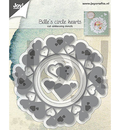 Snijmal - Joy! Crafts - Bille's Circle Heart - 6002/1313