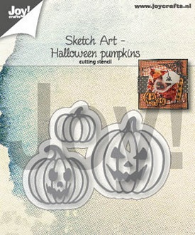 Snijmal - Joy! Crafts - Sketch Art: Halloween Pumpkins - 6002/1341