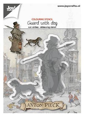 Snijmal - Joy! Crafts - Anton Pieck: Guard with Dog - 6002/1380