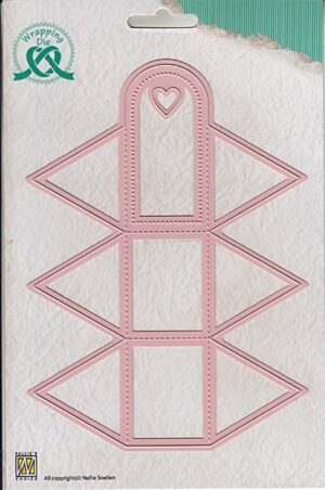 Snijmal - Nellie Snellen - Wrapping Die: Triangle Box - WPD004