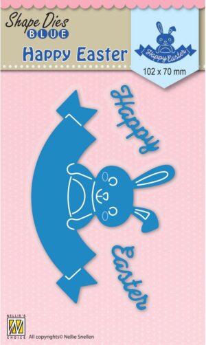Snijmal - Nellie Snellen - Shape Dies Blue: Happy Easter - SDB033