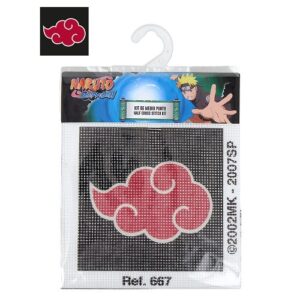 Borduurpakket voorgedrukt Naruto Shippuden Akatsuki-embleem