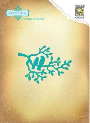Snijmal - Nellie Snellen - Romantic Birds: Romantic Branch - VIND039