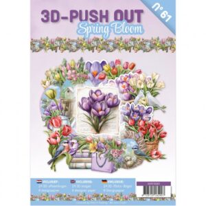 3D Push-Out Book 61 Spring Bloom