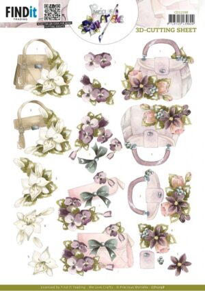 knipvel-3D - Precious Marieke - Handbag - CD12198