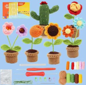 DIY Haakpakket - Flowers (6 stuks)