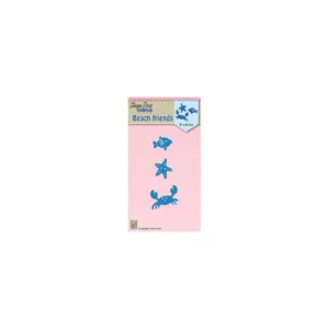 Snijmal - Nellie Snellen - Shape Dies Blue: Beach Friends - SDB044