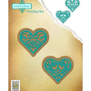 Snijmal - Nellie Snellen - Wedding Dies: Two Hearts - VIND047