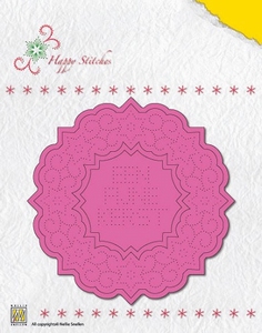 Snijmal - Nellie Snellen - Happy Stitches: Christmas Round 1 - HSD001
