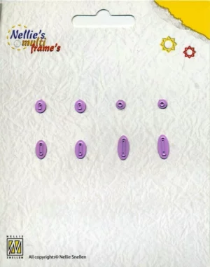 Snijmal - Nellie Snellen - Nellie's Multi Frames: String-set for Tags - MFD065